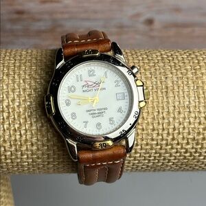 Freestyle Night Vision Quartz Watch with Brown Strap- NOT TESTED